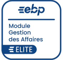 EBP MODULE GESTION DES AFFAIRES